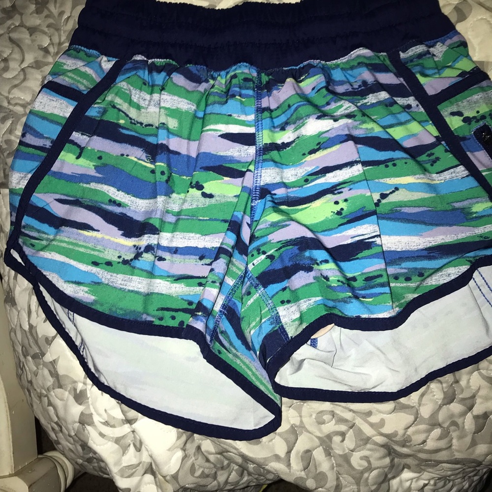 Lululemon running shorts.